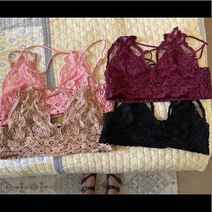 Free People dupe bralettes